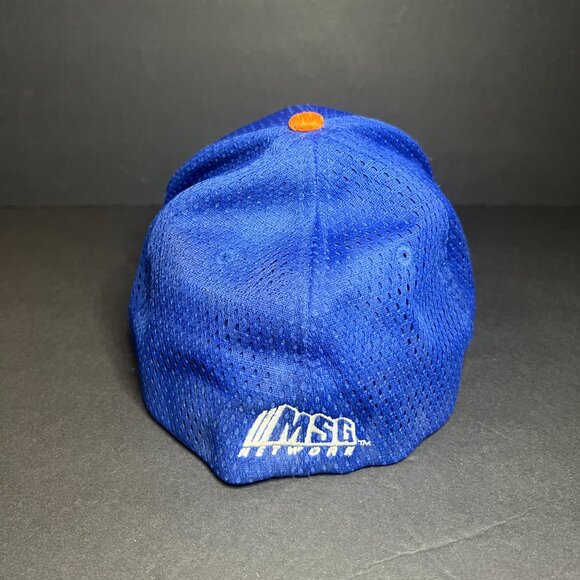 MLB NY Mets Promotional BWM Global MSG Network Blue Mesh Baseball Hat 24" - Picture 4 of 10